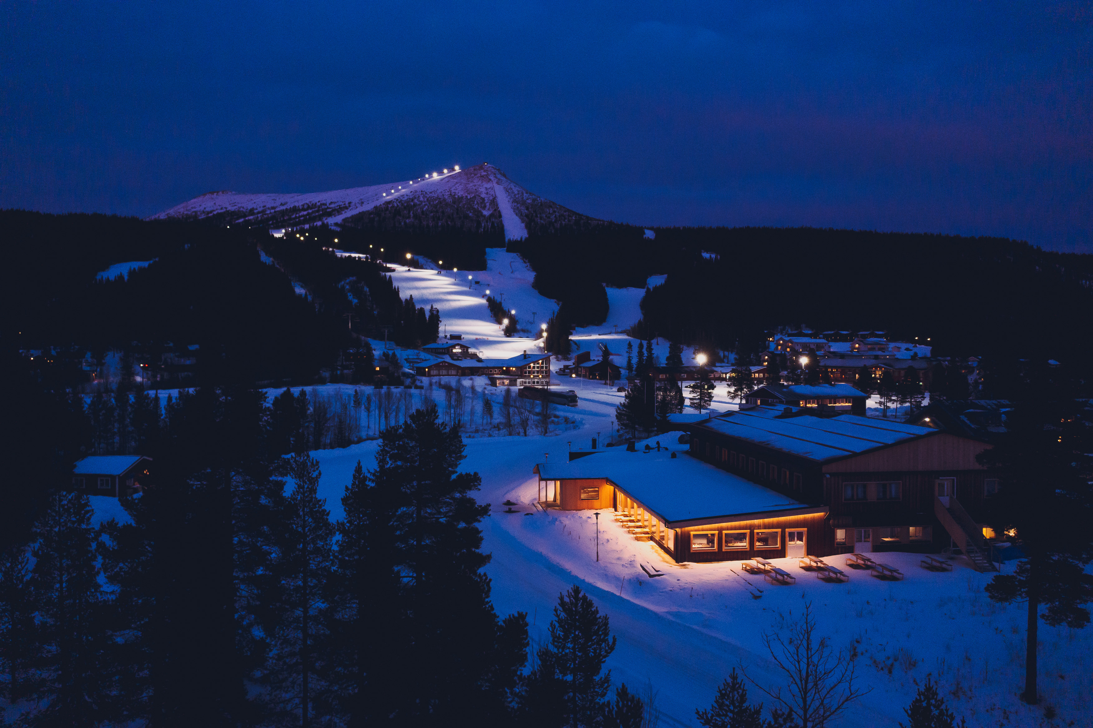 Fira jul i fjällen bo på Lofsdalens Fjällhotell